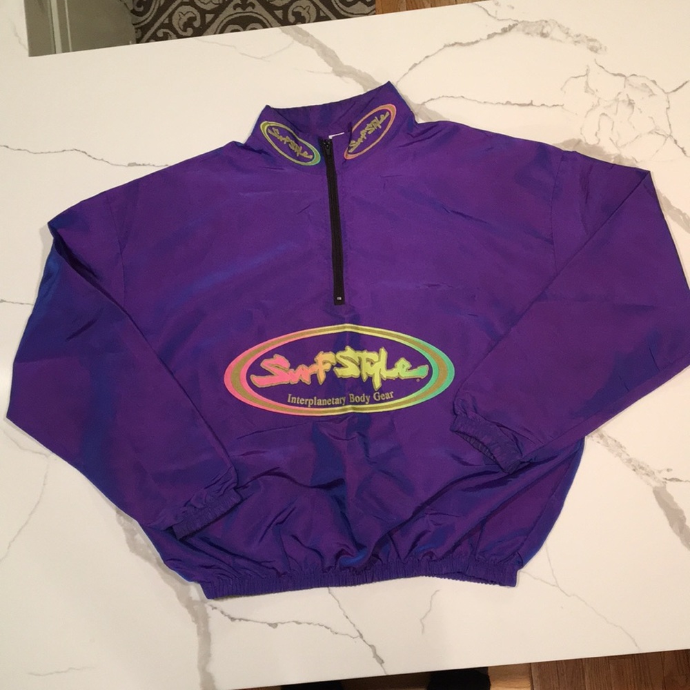 Vintage Surf Style Windbreaker Made In USA